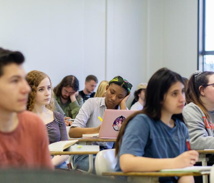 students in class
